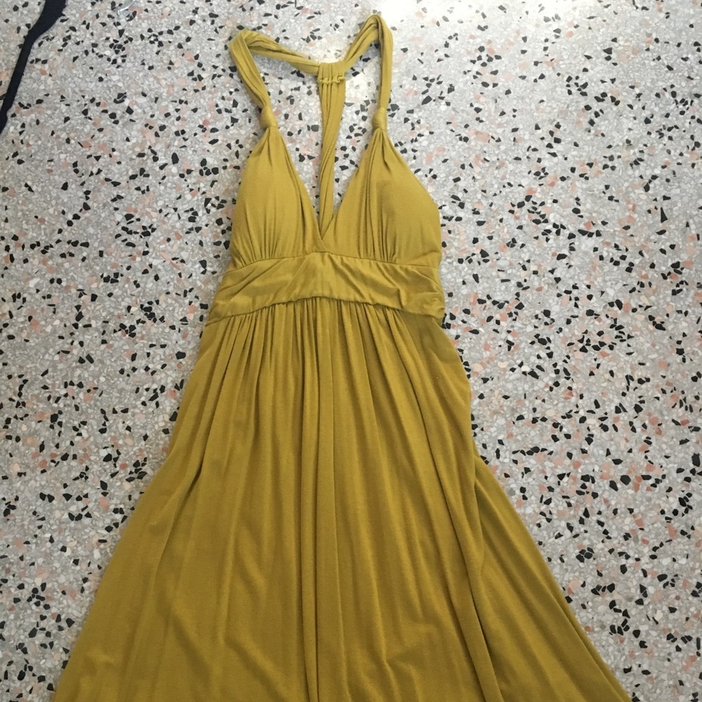 Olive green dress